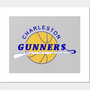 Defunct Charleston Gunners Basketball 1989 Posters and Art